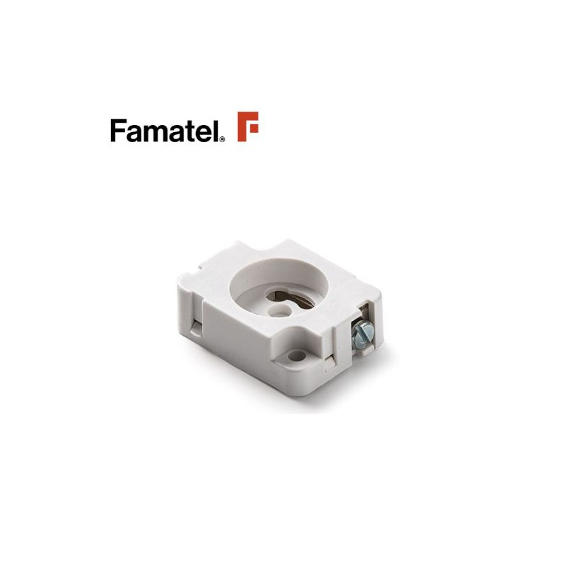 Portacebador Fluorescencia blanco FAMATEL | 50