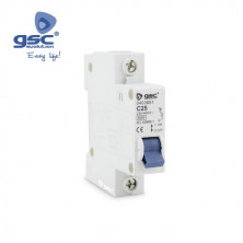 Magnetotérmico 1P 10 Amperios módulo estrecho GSC C12/120