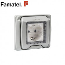 Mecanismo empotrar Serie MASTER Base TT lateral estanco 16A-220V IP55 FAMATEL C1/6