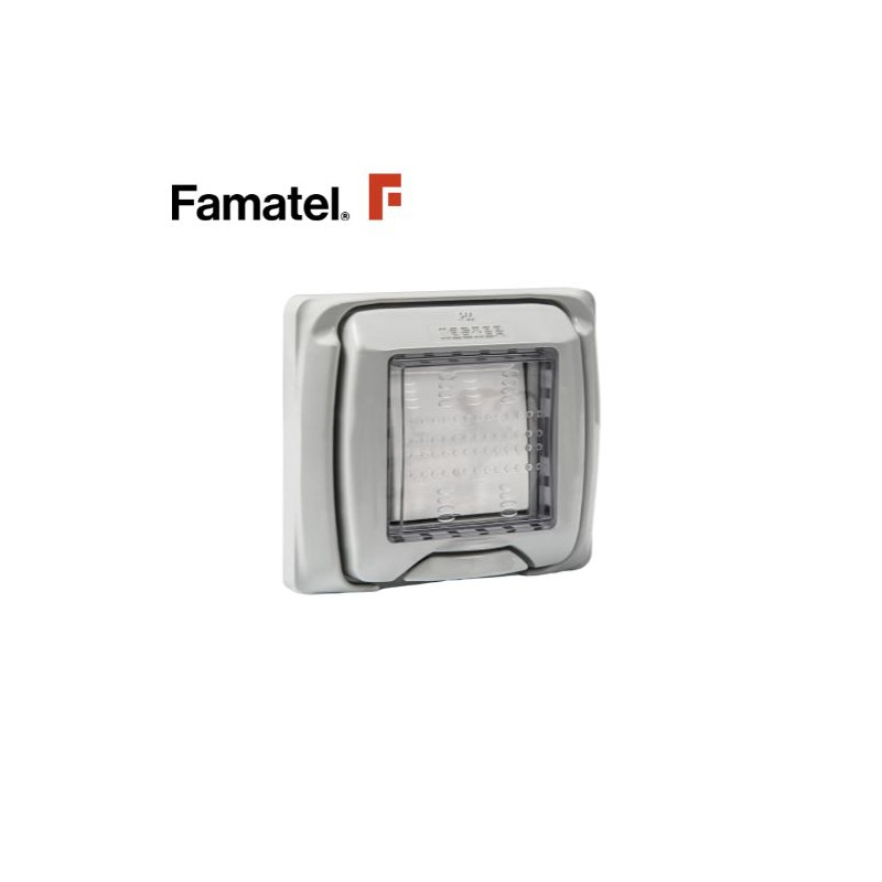 Mecanismo empotrar Serie MASTER Pulsador estanco 10A-220V IP55 FAMATEL C1/6