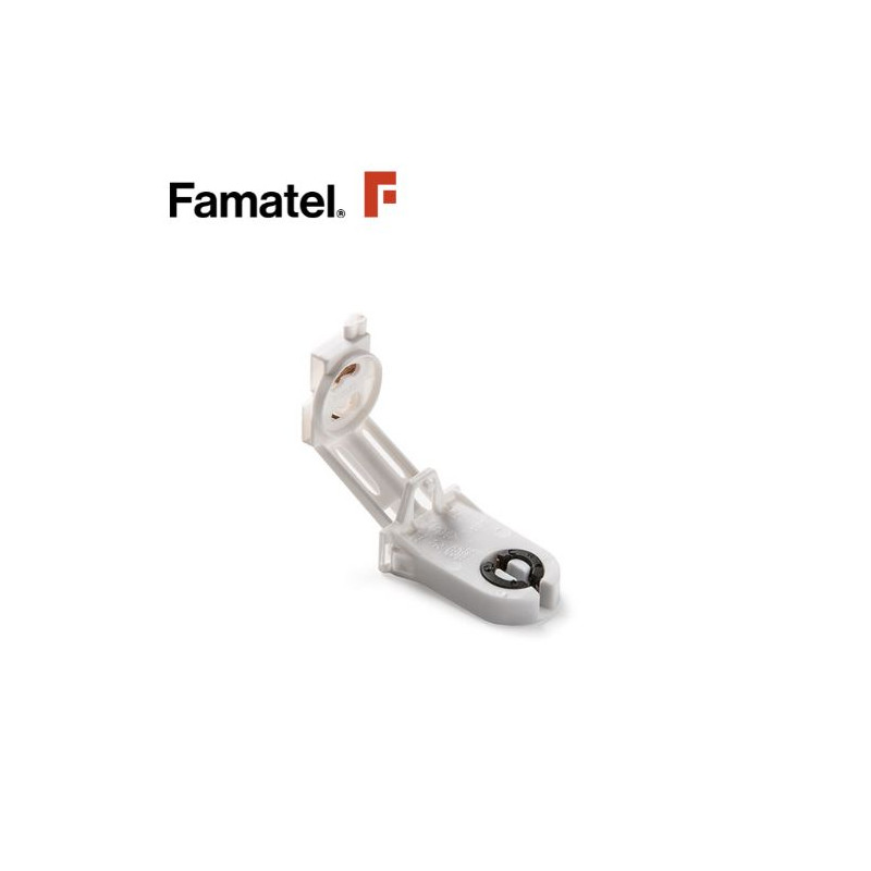 Portalámpara G13 para tubos T8 + portacebador Blanco FAMATEL | 50