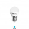 Bombilla Esférica LED E27 5w 6000K 380Lm 220V ECONÓMICA SILVER ÚLTIMAS UNIDADES
