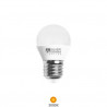 Bombilla Esférica LED E27 7w 3000K 600Lm SILVER