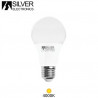 Bombilla Estándar LED E27 8w 4000K 806Lm 220V ECONÓMICA SILVER C10 UUS