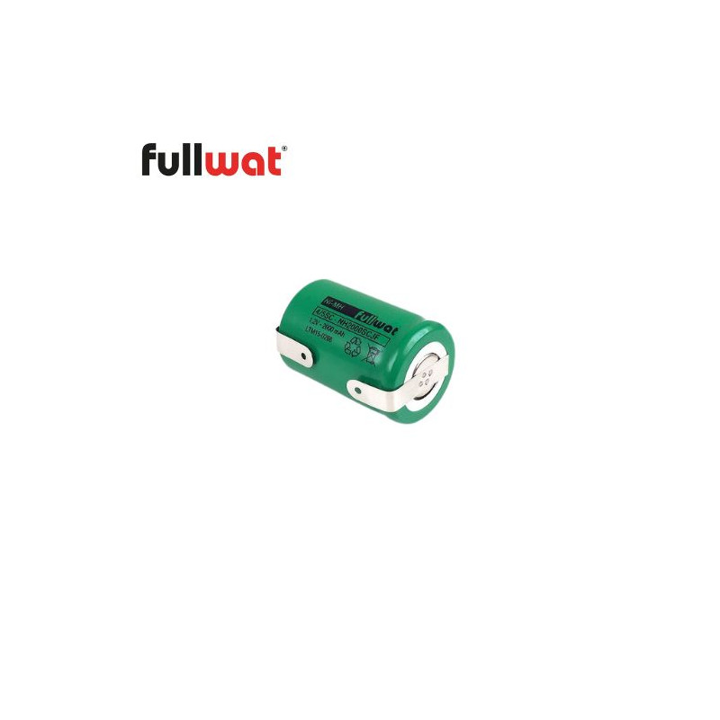 Acumulador Sub C 3300 mAh Ni-MH (con lengüeta para soldar) FULLWAT