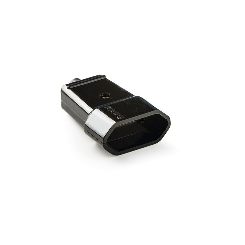 Base móvil 10A 220V Negro Diámetro 4,0mm Retractilado FAMATEL C60