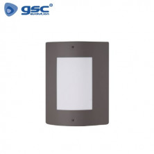 Aplique de pared Máx.60w E27 Rectangular Antracita IP44 220V Sibe GSC C1/8