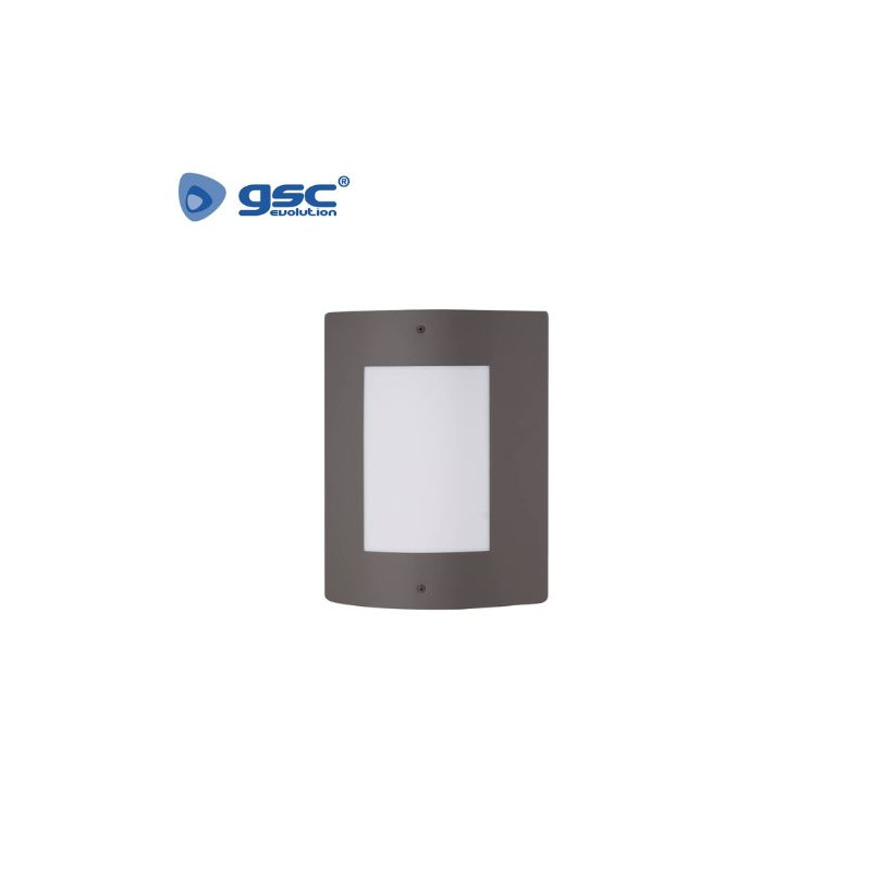 Aplique de pared Máx.60w E27 Rectangular Antracita IP44 220V Sibe GSC C1/8