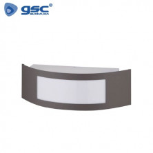 Aplique de pared Máx.14w E27 Rectangular Antracita IP44 220V Gensi GSC