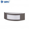 Aplique de pared Máx.14w E27 Rectangular Antracita IP44 220V Gensi GSC