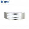 Aplique de pared Máx.14w E27 Rectangular Níquel IP44 220V Gensi GSC /10