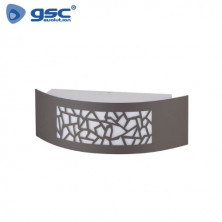 Aplique de pared Máx.14w E27 Rectangular Antracita IP44 220V Maro GSC /10
