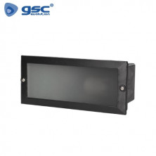 Aplique de pared Máx.60w E27 Rectangular Gris Antracita IP54 Befale GSC  C1/20