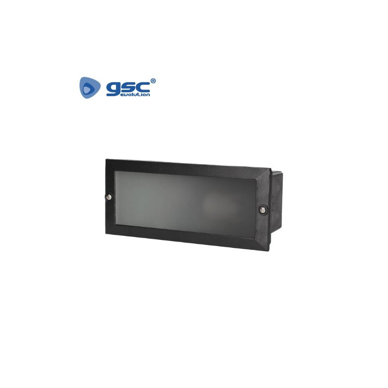 Aplique de pared Máx.60w E27 Rectangular Gris Antracita IP54 Befale GSC  C1/20