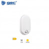 Aplique de pared LED 15w 4000K Ovalado Sensor Movimiento IP54 Blanco DOKO GSC C1/20