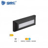 Aplique de Pared LED 4w CCT Tono de luz ajustable 397Lm IP65 Kuito Gris antracita GSC C1/20