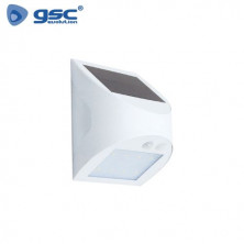 Aplique solar LED Kolam con sensor de movimiento y crepuscular 3W 4000K 300Lm Blanco GSC C1/40