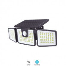 Aplique solar LED Marlo con sensor de movimiento y crepuscular 7W 6500K GSC