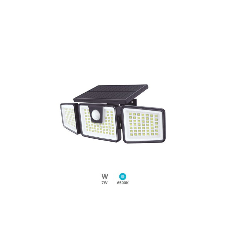 Aplique solar LED Marlo con sensor de movimiento y crepuscular 7W 6500K GSC