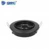 Aro redondo basculante Negro Mate GU10 Incluido Diámetro 84mm Diámetro empotramiento 75mm MEBRAT GSC