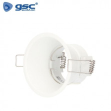 Aro redondo fijo Blanco mate Antideslumbramiento GU10 Incluido Diámetro 82mm Empotramiento TAITU GSC