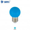 Bombilla LED esférica 1W E27 Azul GSC C10/100