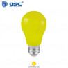 Bombilla LED estándar 1W E27 Amarillo GSC C10/100