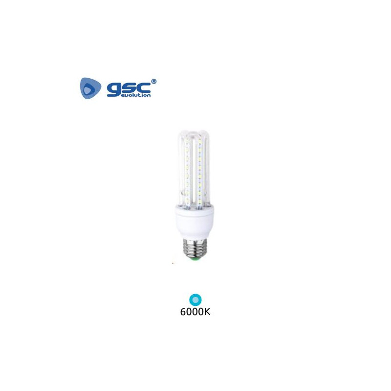 Bombilla 3U LED 12w E27 6000K GSC ÚLTIMAS UNIDADES