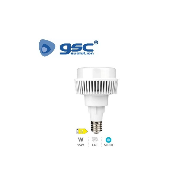 Bombilla Industrial LED E40 95w 5000K IP20 Boldy GSC C1/4