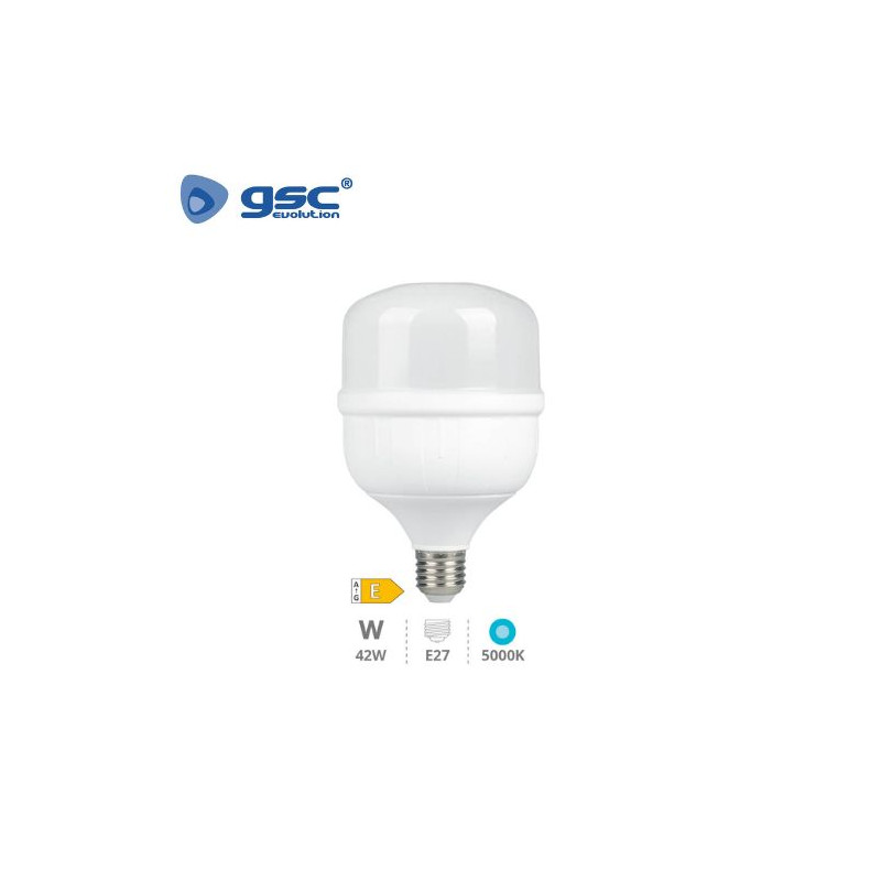 Bombilla Industrial LED E27 42w 5000K Bikoro GSC ÚLTIMAS UNIDADES