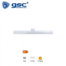 Bombilla Linestra LED S14d 1 polo 5w 2700K 500Lm 300mm GSC C10/50
