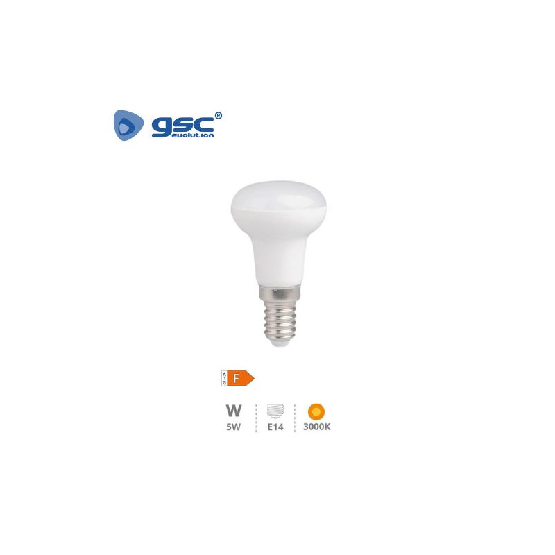 Bombilla Reflectora LED E14 R39 5w 3000K 220V GSC C10/100