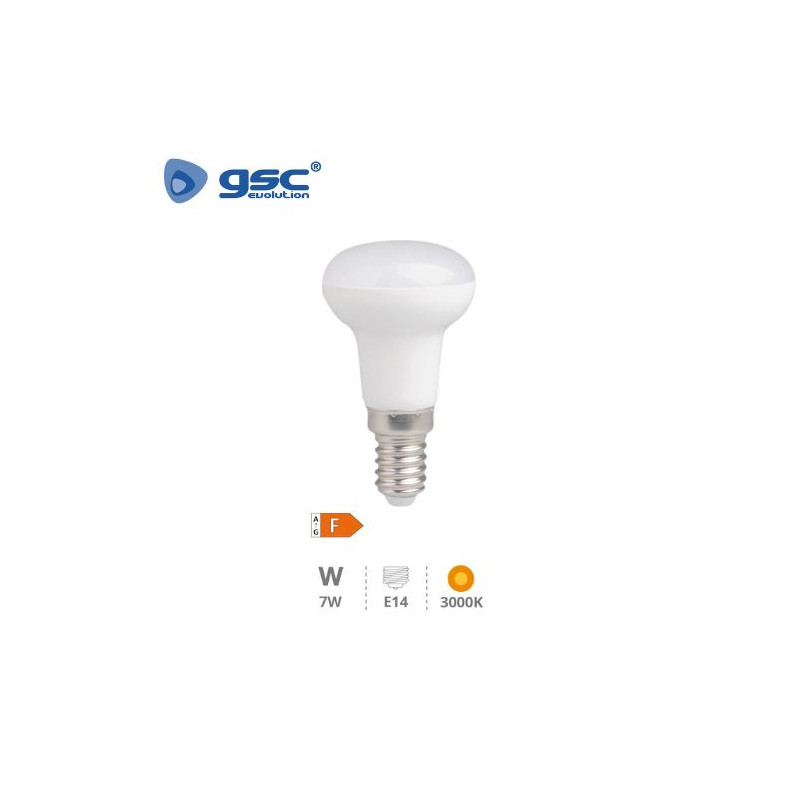 Bombilla Reflectora LED E14 R50 7w 3000K 220V GSC C10/100