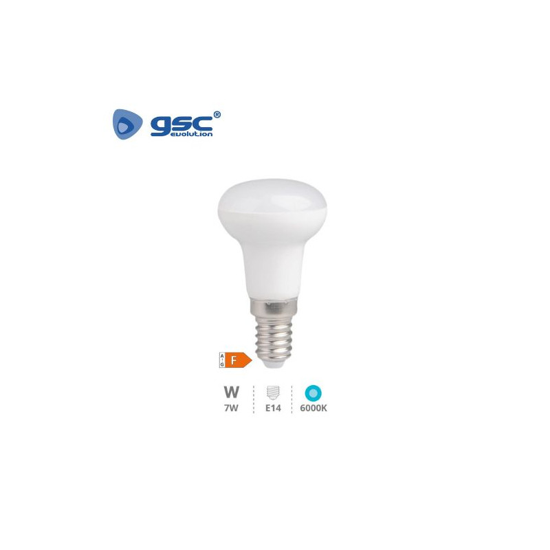 Bombilla Reflectora LED E14 R50 7w 6000K 220V GSC C10/100