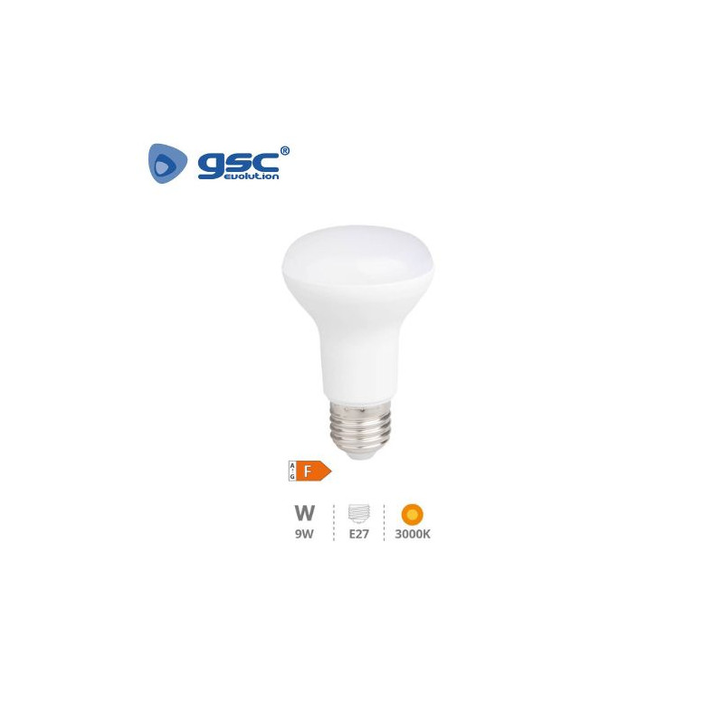 Bombilla Reflectora LED E27 R63 9w 3000K 220V GSC C10/100