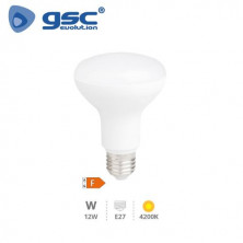 Bombilla Reflectora LED E27 R80 12w 4200K 220V GSC C10/100
