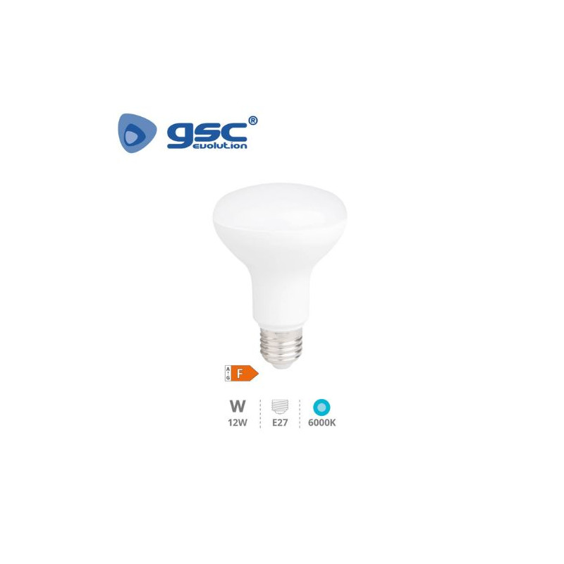 Bombilla Reflectora LED E27 R80 12w 6000K 220V GSC C10/100