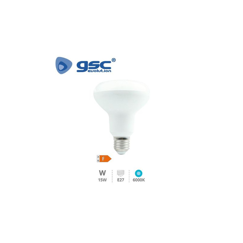 Bombilla Reflectora LED E27 R90 15w 6000K 220V GSC C10/50