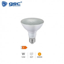 Bombilla PAR30 LED 12W E27 3000K 1200Lm IP65 GSC C10/40