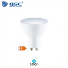 Bombilla Dicróica LED GU10 7w 6000K 556Lm 220V GSC C10/100