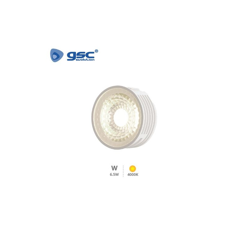 Módulo LED plano Serie Lúbia para focos y aros empotrables 60 grados 6,5W 4000K GSC C10/100