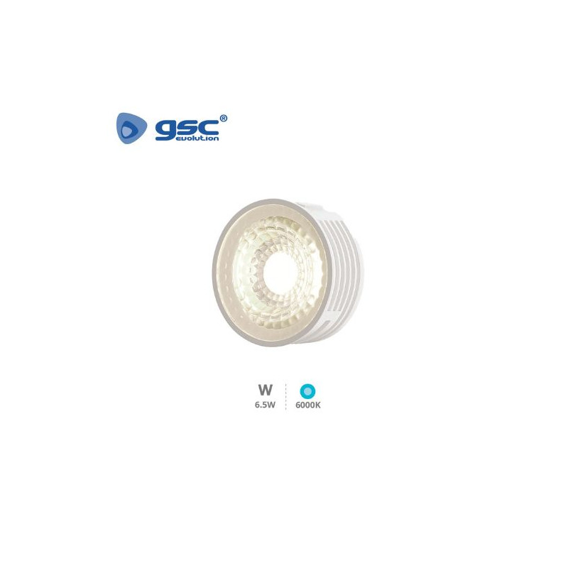 Módulo LED plano Serie Lúbia para focos y aros empotrables 60 grados 6,5W 6000K GSC C10/100
