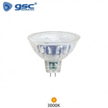 Bombilla Dicroica LED MR16 5w 3000K 445Lm 12V Serie Cristal GSC C10/100