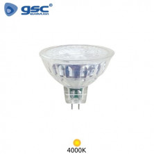 Bombilla Dicroica LED MR16 5w 4000K 445Lm 12V Serie Cristal GSC C10/100