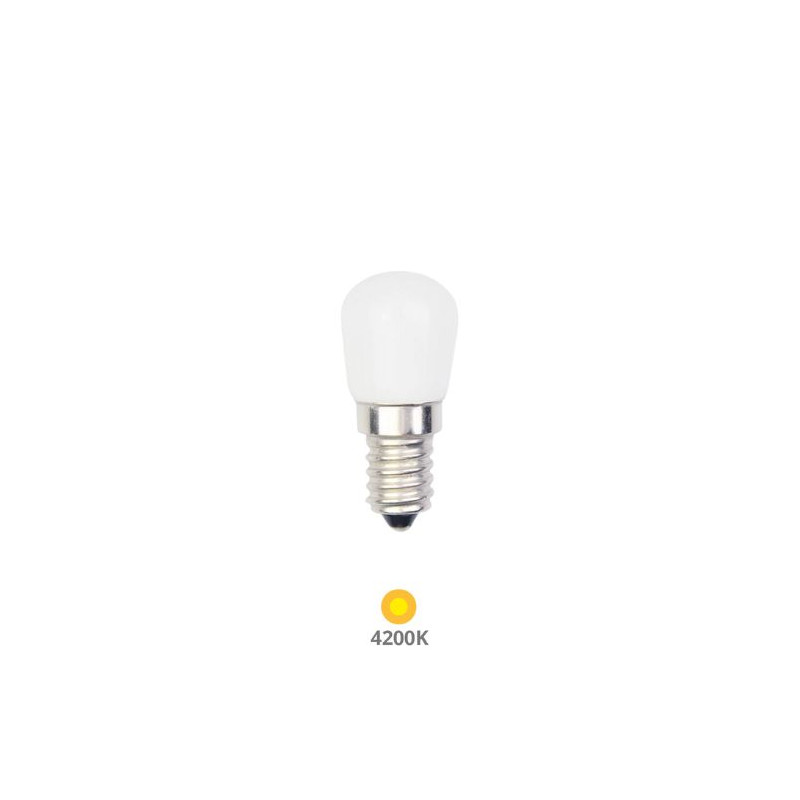 Bombilla E14 Pebetera LED 2w 4200K 200Lm para frigorífico 50x22mm GSC C20/500