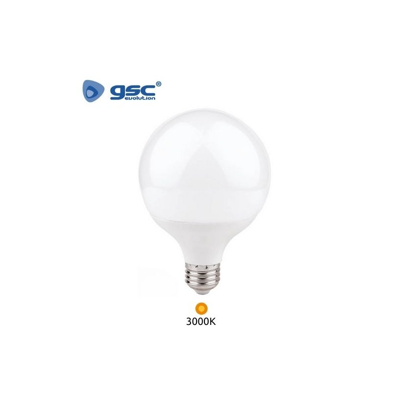 Bombilla Globo LED E27 G95 15w 3000K 1700Lm GSC C10/40