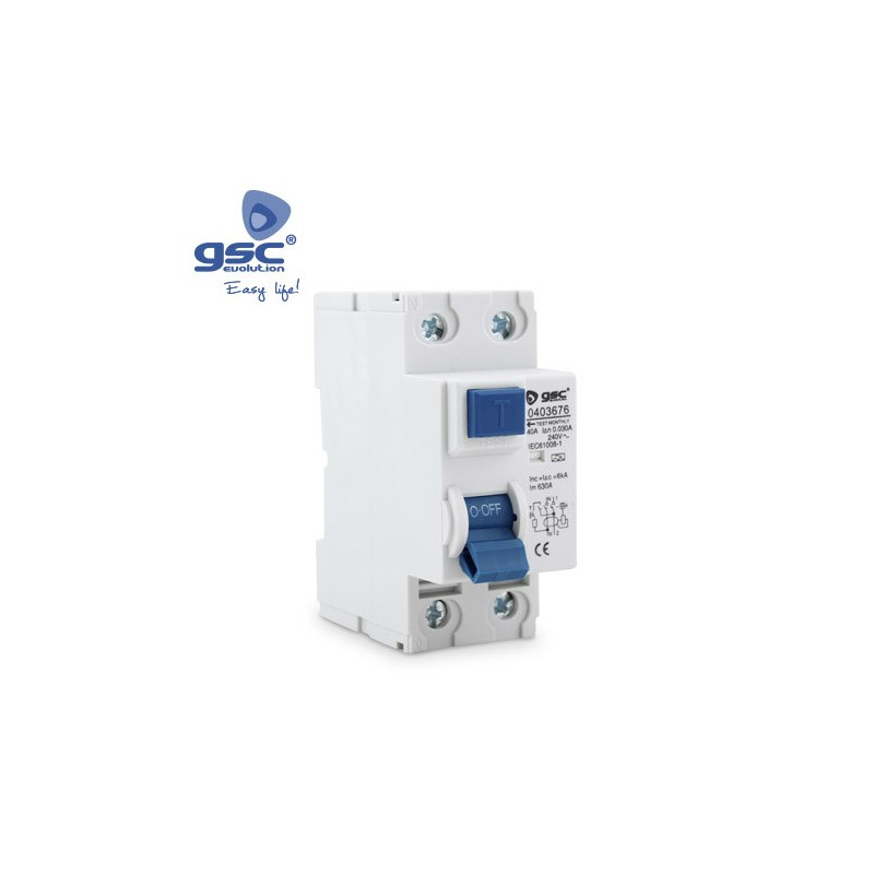 Diferencial 2P 40 Amperios Clase A GSC C10/120