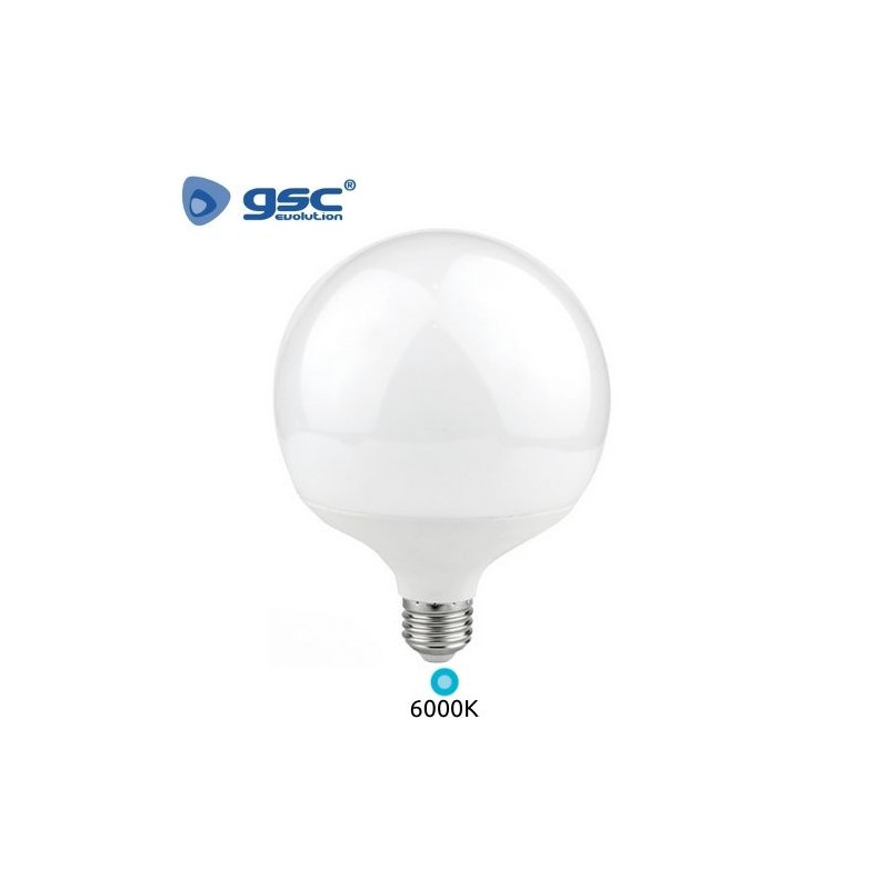 Bombilla Globo LED E27 G120 18w 6000K 1850Lm GSC C5/40