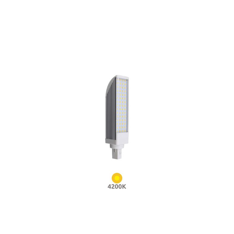 Bombilla PL LED 11,4w 2 Pins G24 4200K 980Lm 165x35mm GSC C1/100