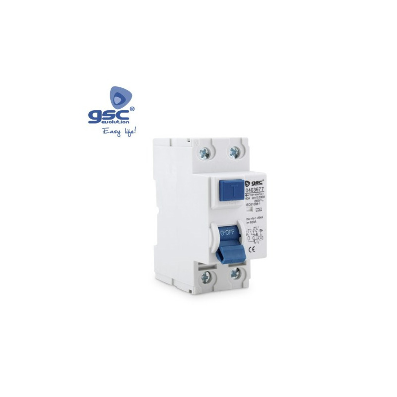 Diferencial 2P 25 Amperios Clase AC GSC C10/120